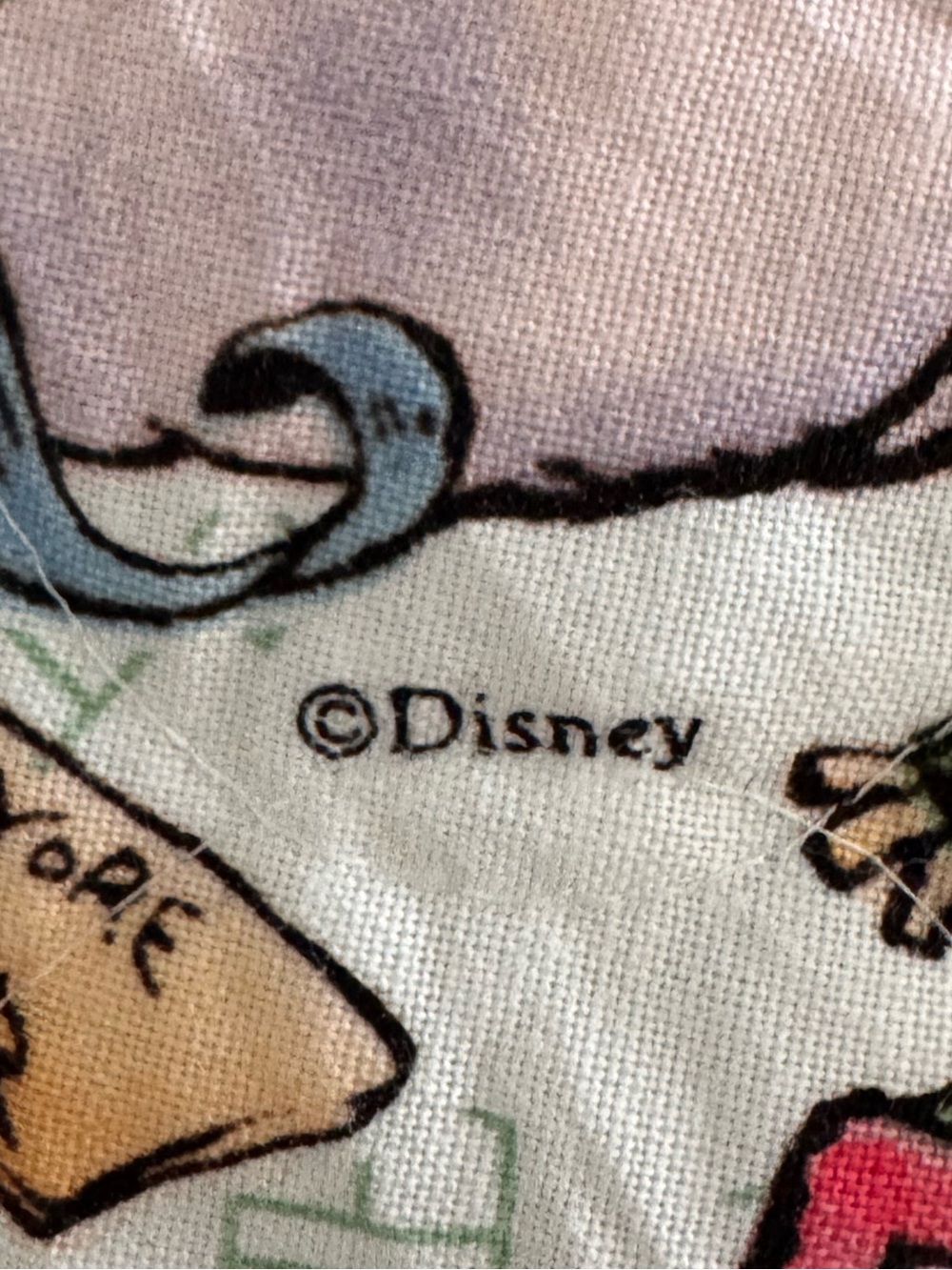 Vtg Classic Winnie The Pooh Quilted Christmas Stocking Gayla Canada Eeyore - Picture 14 of 14